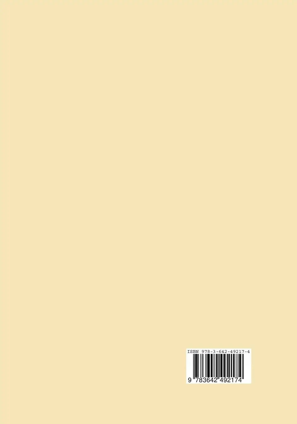 Rückseite: 9783642492174 | Grundriss der Inneren Medizin | Alexander Von Domarus | Taschenbuch
