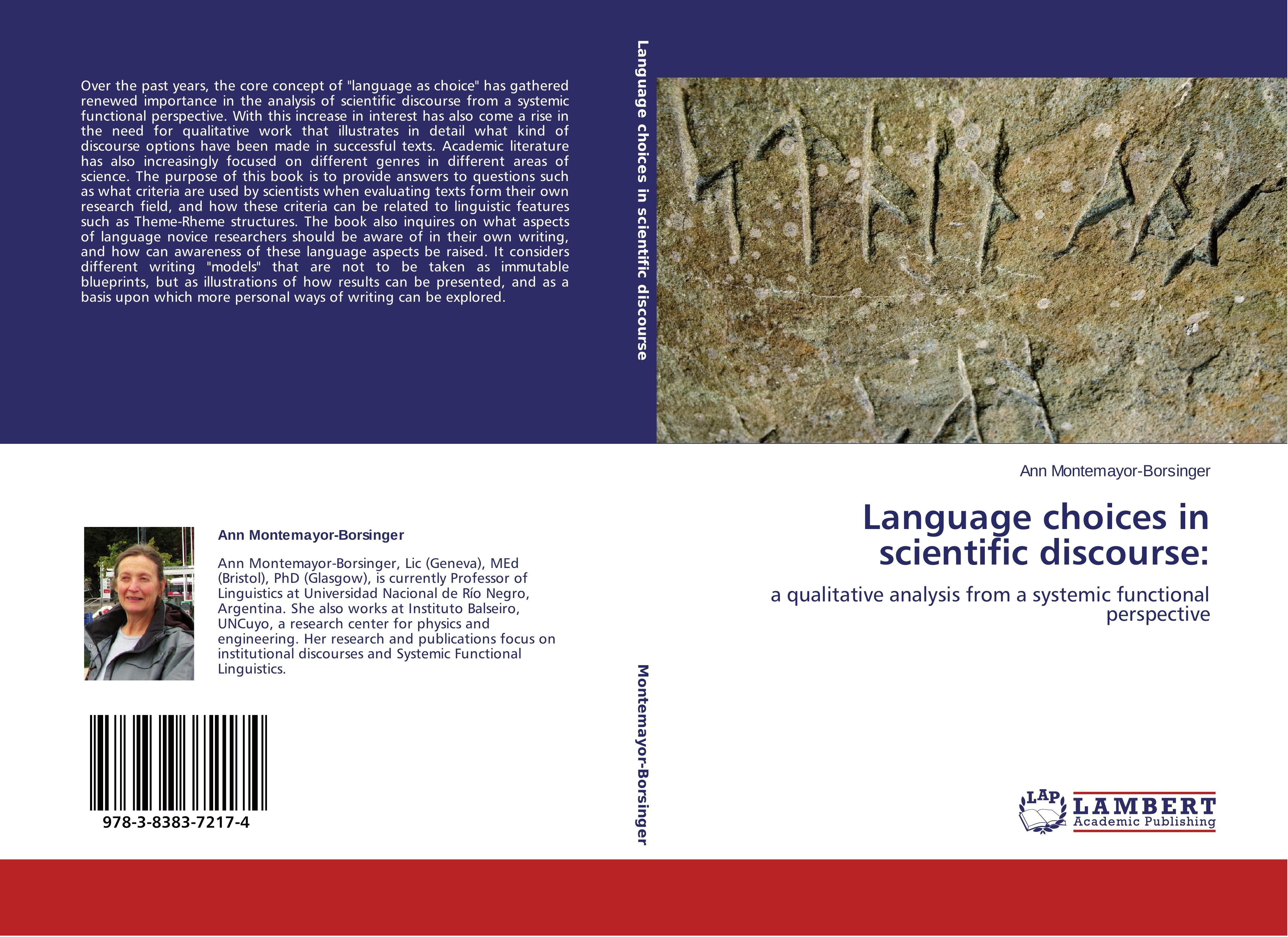 Language choices in scientific discourse: | a qualitative analysis from a systemic functional perspective | Ann Montemayor-Borsinger | Taschenbuch | Paperback | 100 S. | Englisch | 2010 - Montemayor-Borsinger, Ann