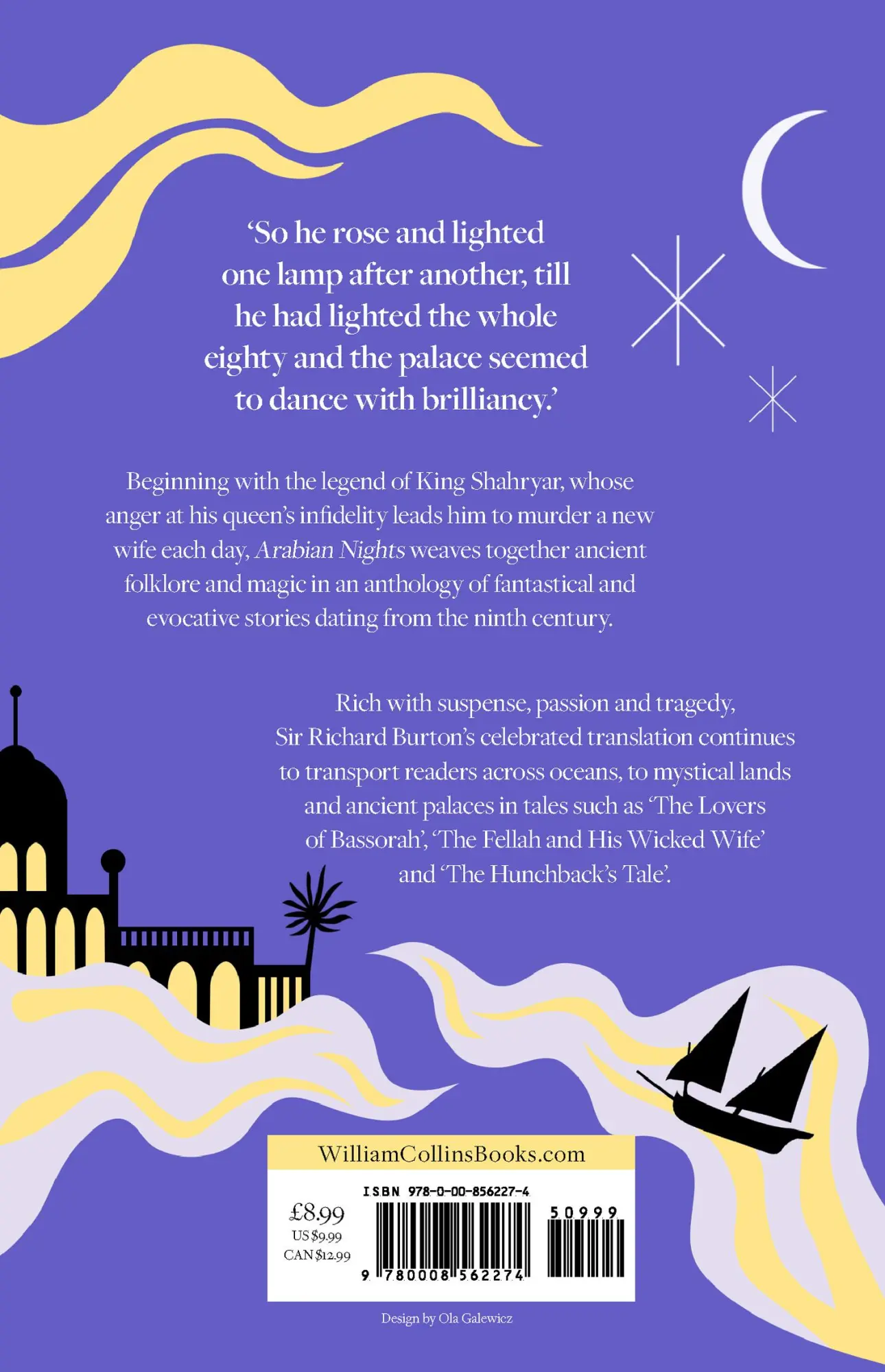 Rückseite: 9780008562274 | Arabian Nights | Richard Burton | Taschenbuch | Collins Classics
