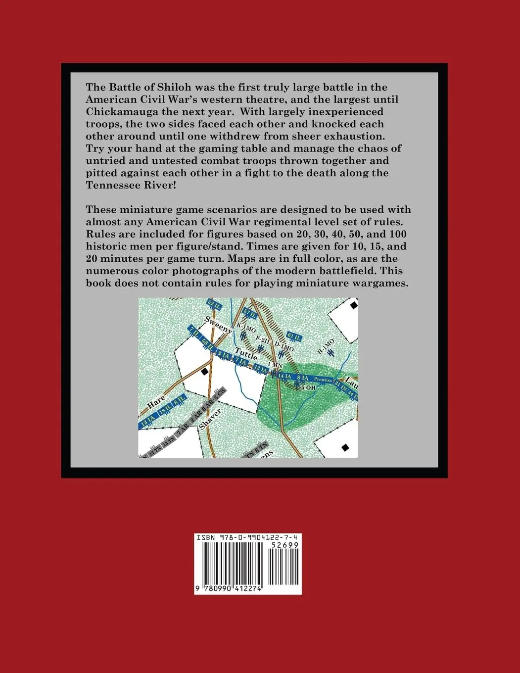 Rückseite: 9780990412274 | This Bloody Field | Wargame Scenarios for the Battle of Shiloh | Buch