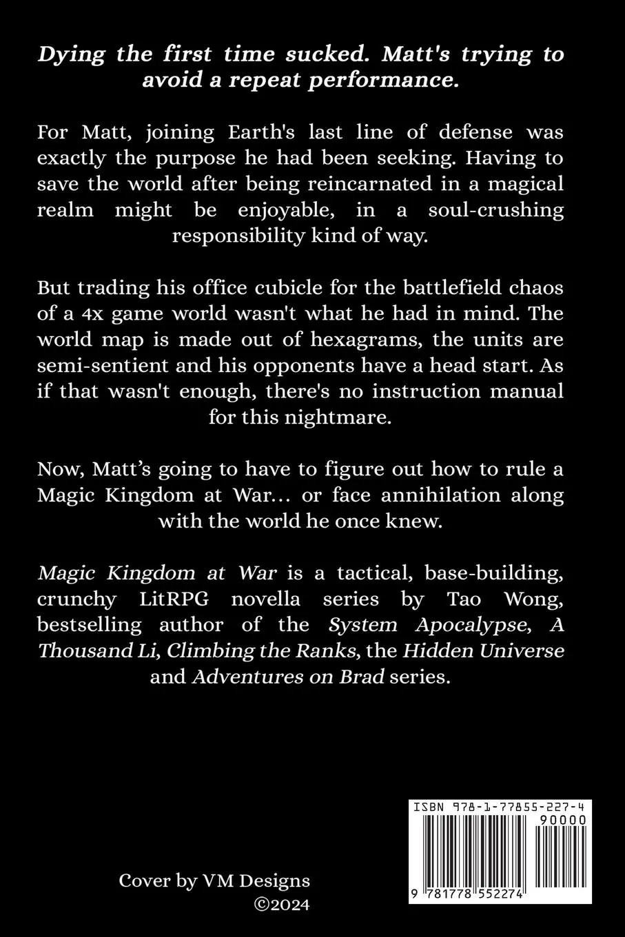 Rückseite: 9781778552274 | Magic Kingdom at War Vol 1-4 | A 4x LitRPG Series | Tao Wong | Buch