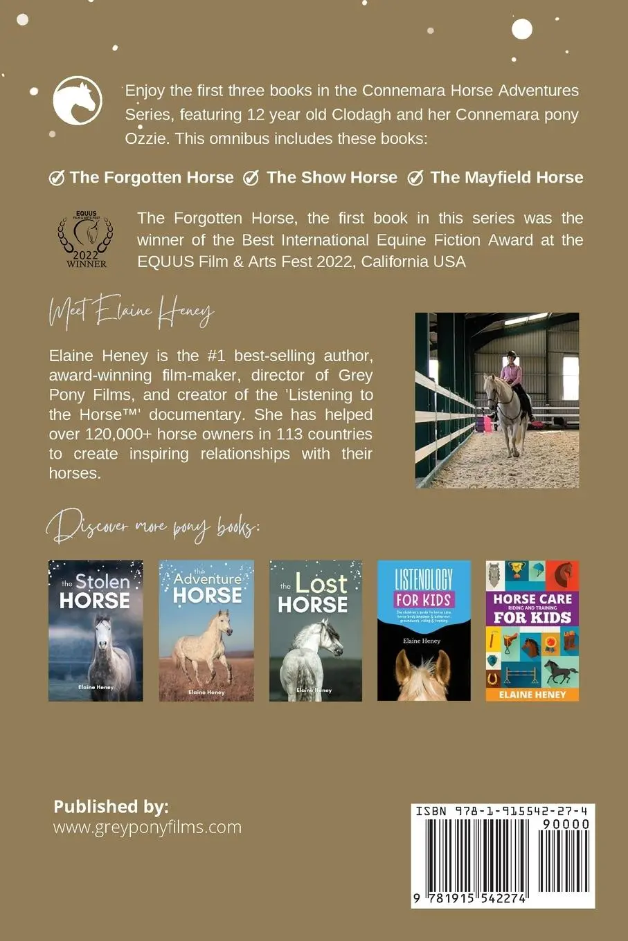 Rückseite: 9781915542274 | Clodagh &amp; Ozzie's Connemara Pony Adventures The Connemara Horse...