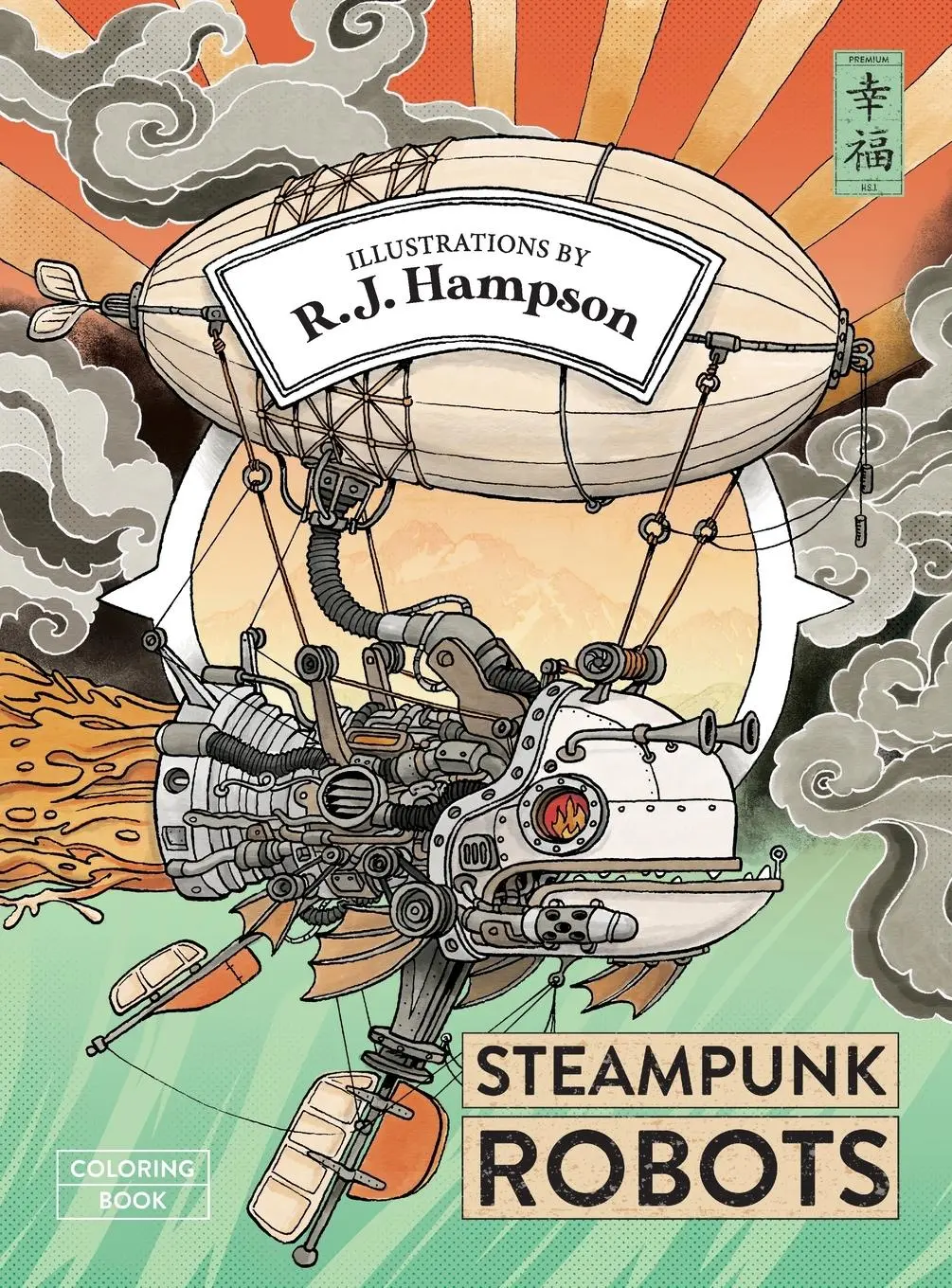 Cover: 9781922472274 | Steampunk Robots Coloring Book | R. J. Hampson | Buch | Englisch