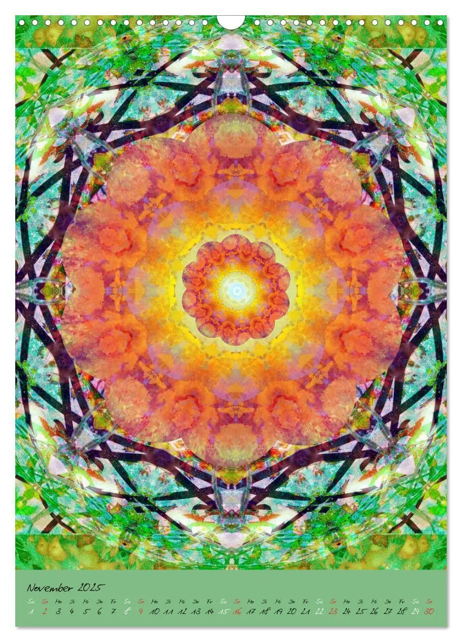 Bild: 9783457042274 | MANDALAS der Natur (Wandkalender 2025 DIN A3 hoch), CALVENDO...