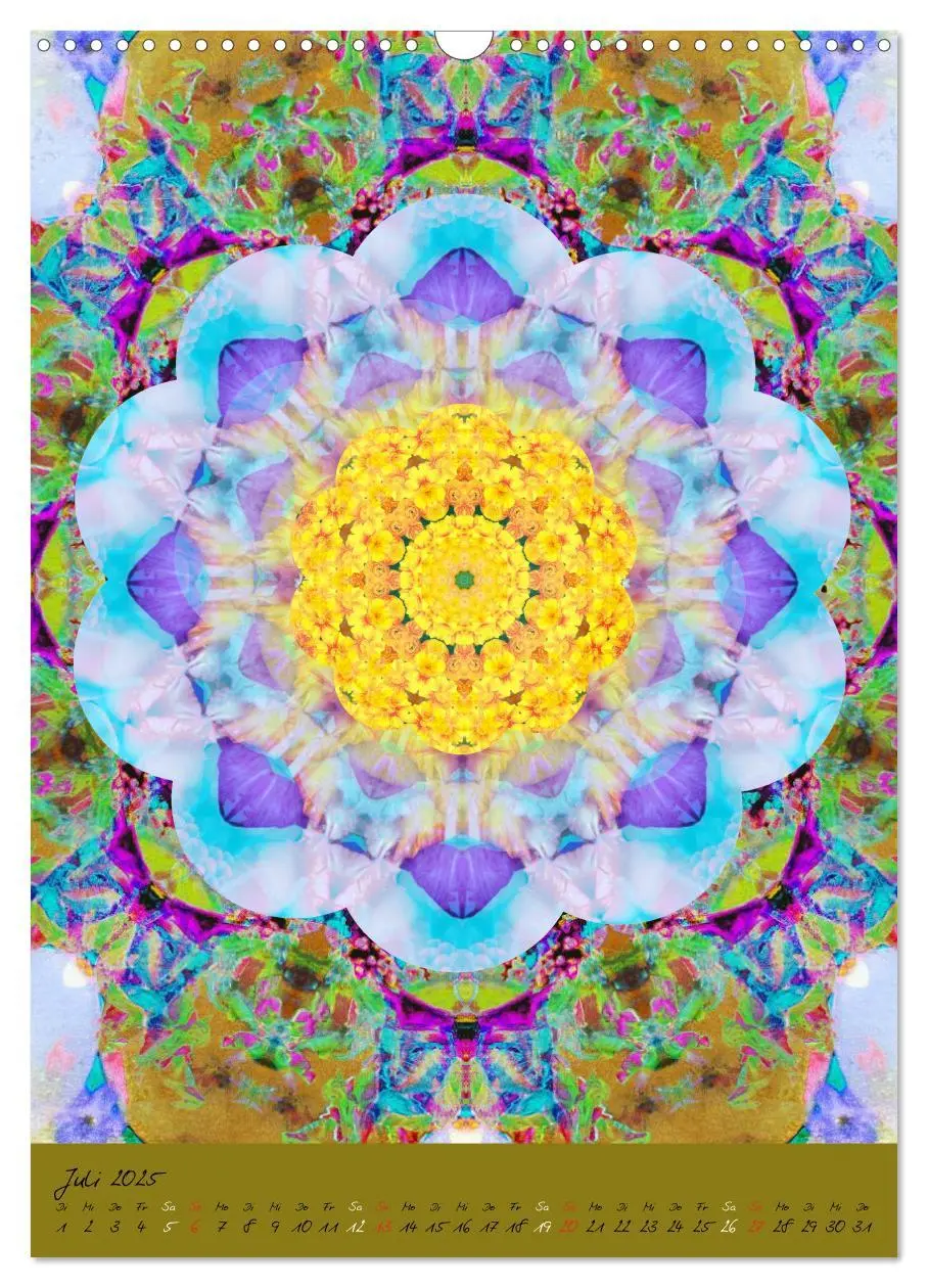 Bild: 9783457042274 | MANDALAS der Natur (Wandkalender 2025 DIN A3 hoch), CALVENDO...