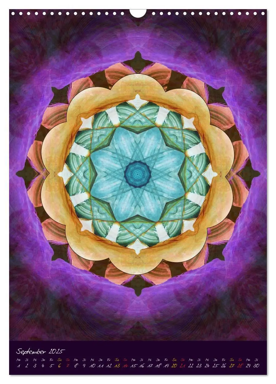 Bild: 9783457042274 | MANDALAS der Natur (Wandkalender 2025 DIN A3 hoch), CALVENDO...