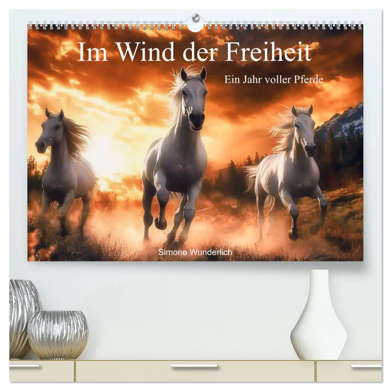 Cover: 9783457282274 | Im Wind der Freiheit - Ein Jahr voller Pferde (hochwertiger Premium...