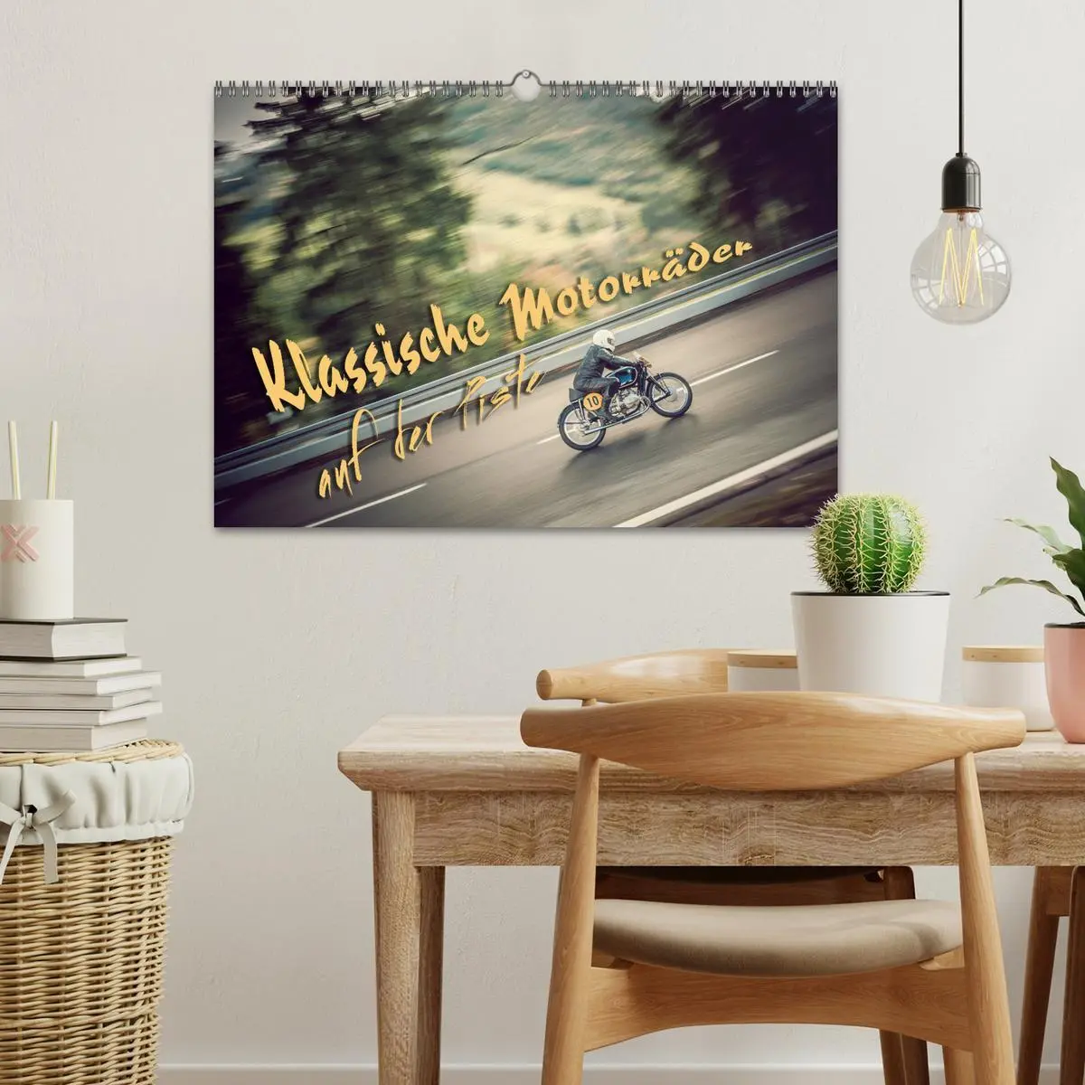 Bild: 9783457732274 | Klassische Motorräder auf der Piste (Wandkalender 2026 DIN A3...