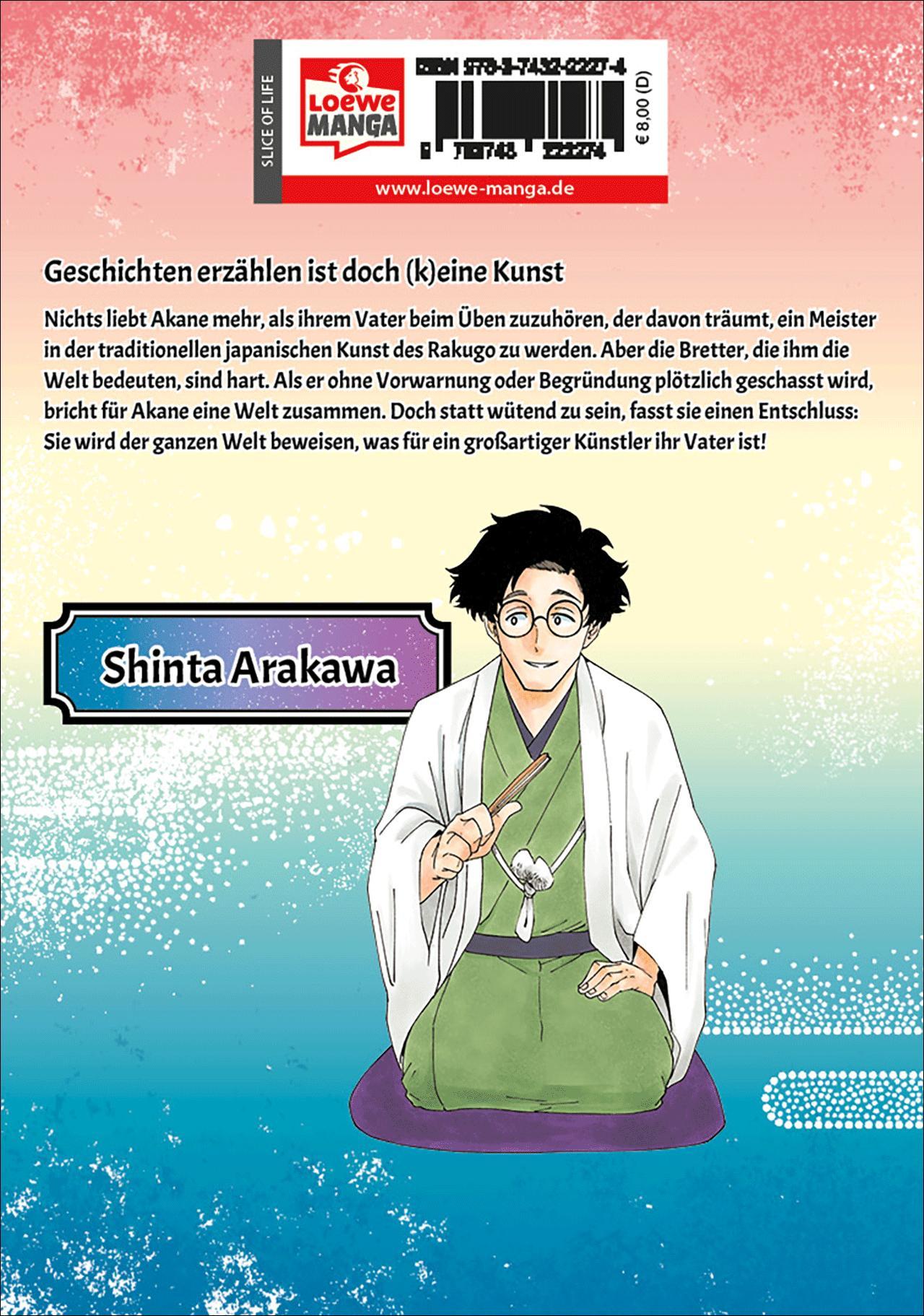 Rückseite: 9783743222274 | Akane-banashi 01 | Yuki Suenaga | Taschenbuch | 208 S. | Deutsch