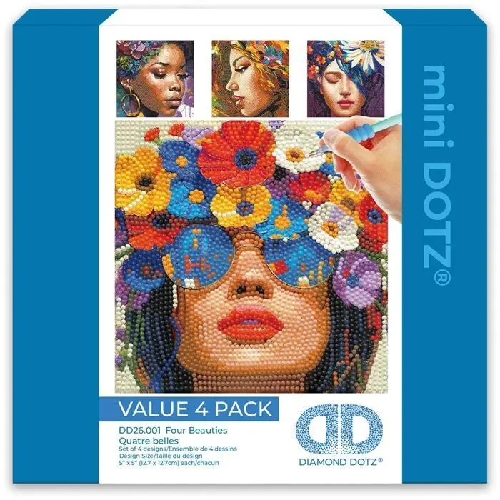 Bild: 4895225942374 | DIAMOND DOTZ - Diamond Painting Mini Schönheiten | Kit (Bastelset)