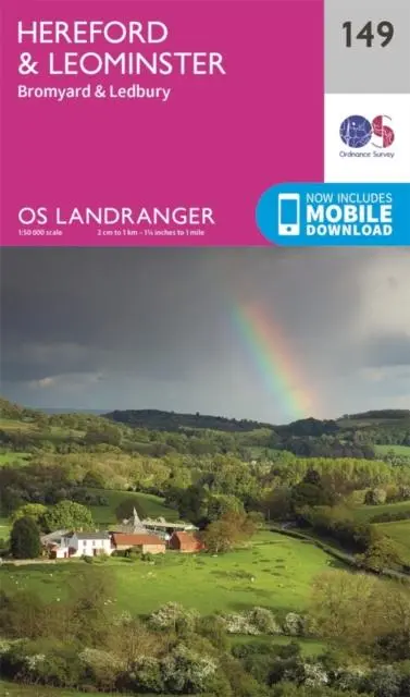 Cover: 9780319262474 | Hereford &amp; Leominster, Bromyard &amp; Ledbury | Ordnance Survey | Englisch