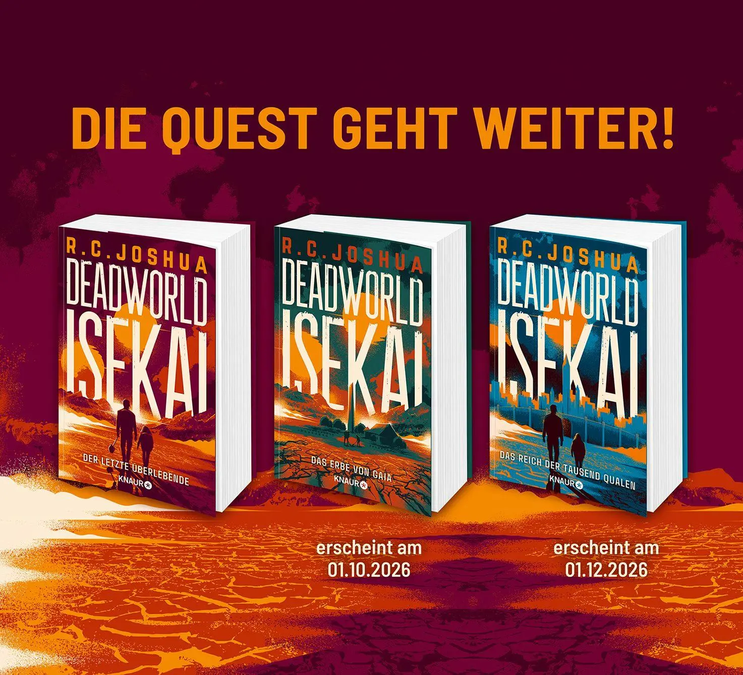 Bild: 9783426572474 | Deadworld Isekai 1 - Der letzte Überlebende | R. C. Joshua | Buch