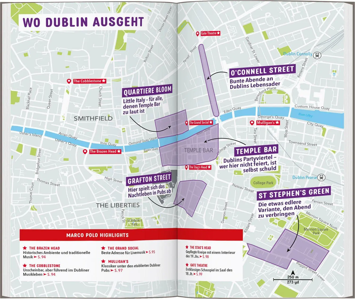 Bild: 9783829742474 | MARCO POLO Reiseführer Dublin | Michael Pohl (u. a.) | Taschenbuch