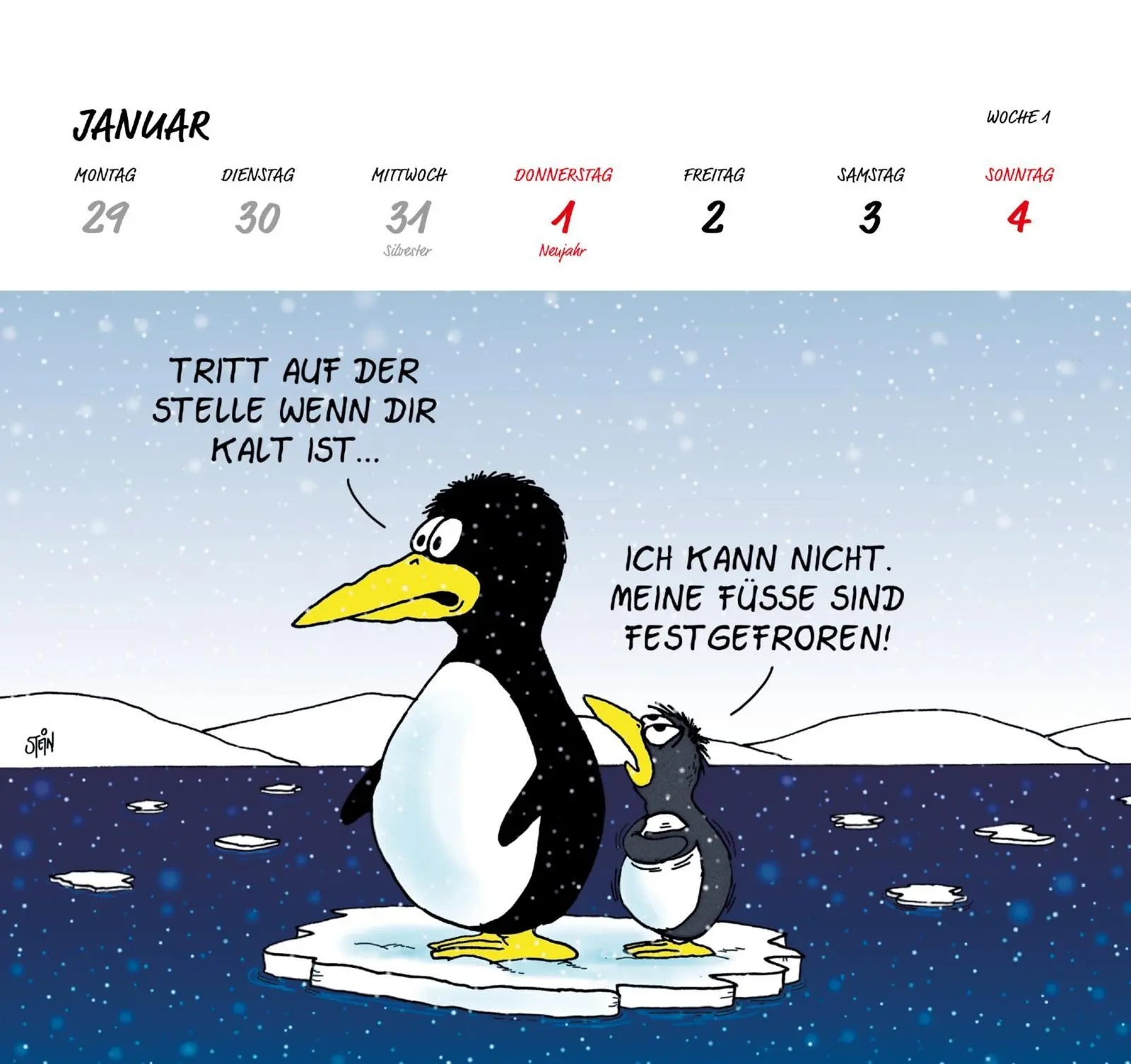 Bild: 9783830322474 | Uli Stein Postkartenkalender 2026 | Uli Stein | Kalender | 108 S.