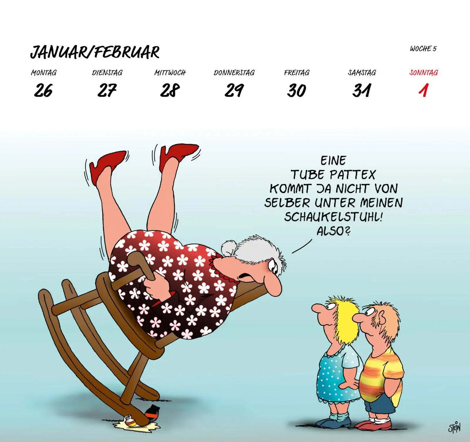 Bild: 9783830322474 | Uli Stein Postkartenkalender 2026 | Uli Stein | Kalender | 108 S.