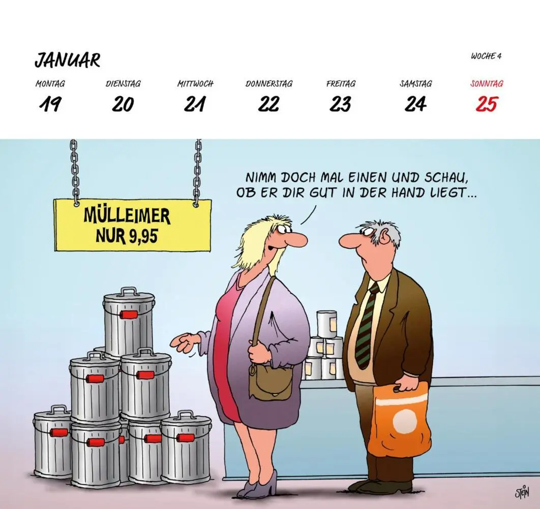 Bild: 9783830322474 | Uli Stein Postkartenkalender 2026 | Uli Stein | Kalender | 108 S.