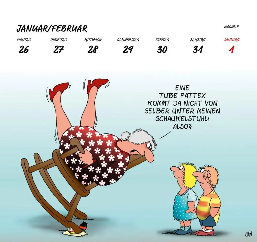 Bild: 9783830322474 | Uli Stein Postkartenkalender 2026 | Uli Stein | Kalender | 108 S.