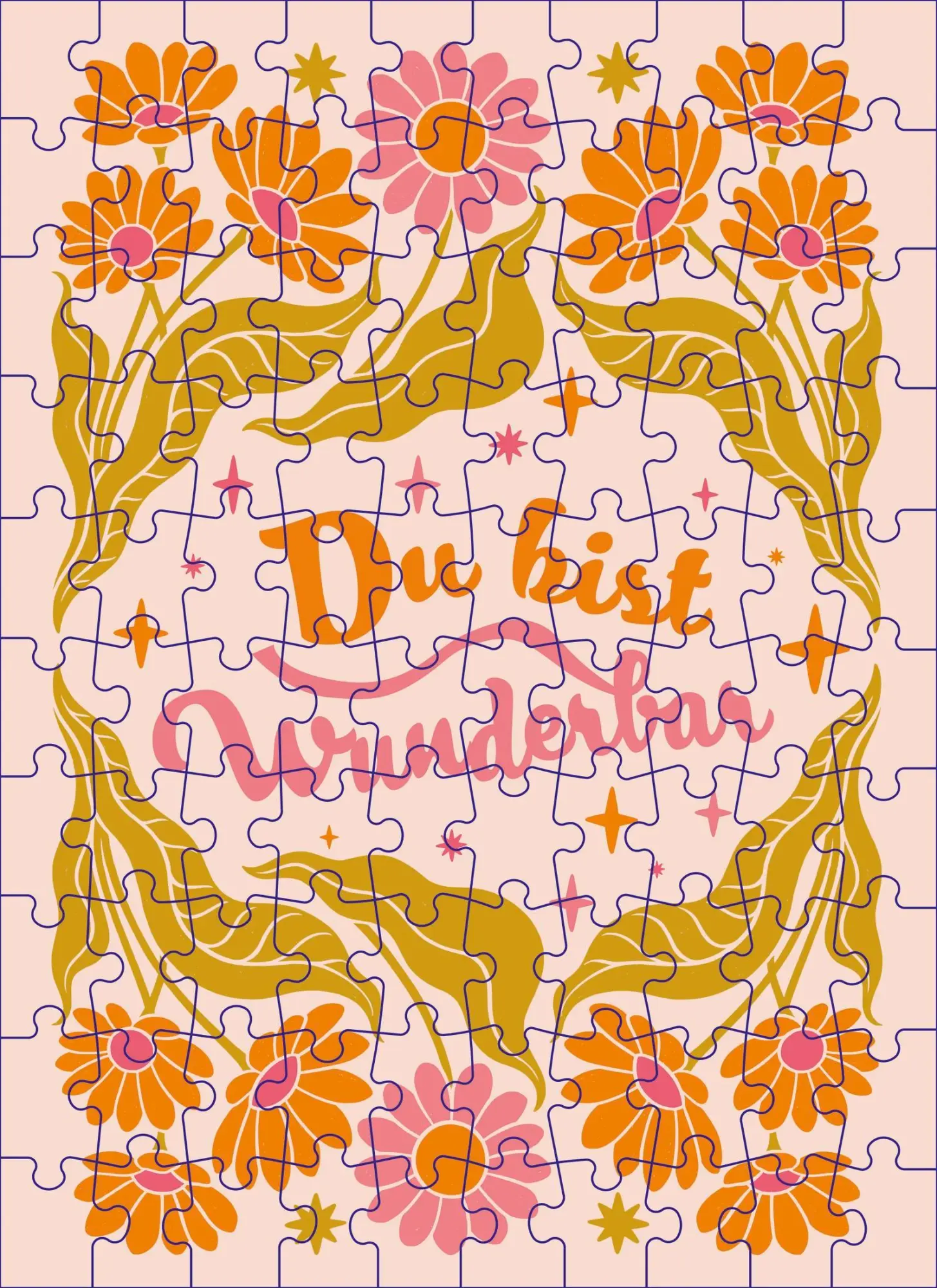 Bild: 4036442012574 | Du bist wunderbar | Groh Verlag | Spiel | Statt Postkarte: Mini-Puzzle