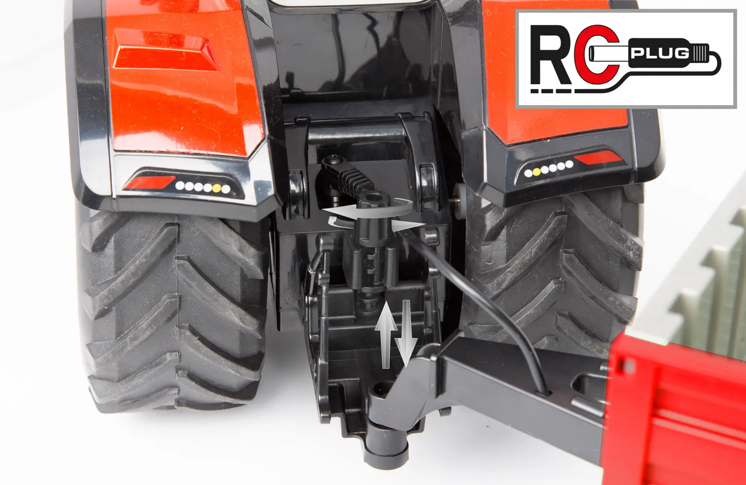 Bild: 4042774462574 | Jamara Kipper rot für RC-Traktor 1:16 | In Karton | 413108 | Deutsch