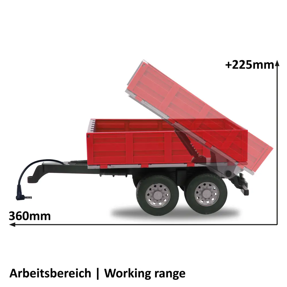 Bild: 4042774462574 | Jamara Kipper rot für RC-Traktor 1:16 | In Karton | 413108 | Deutsch
