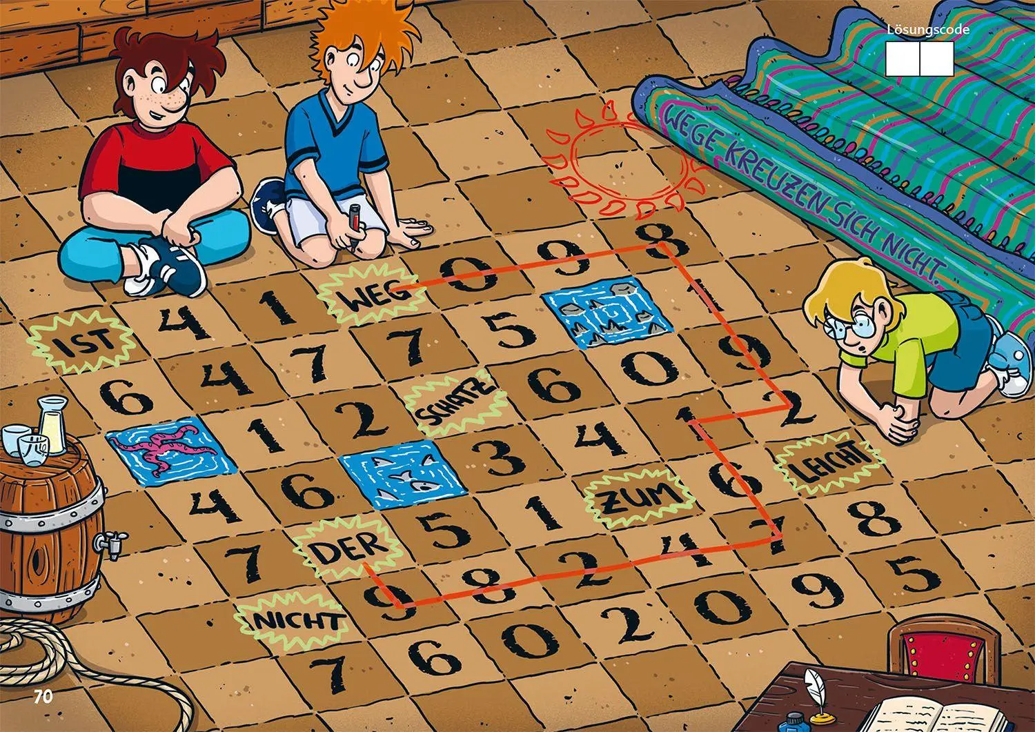 Bild: 9783440182574 | Die drei ??? Kids, Mission Piraten-Code | Escape-Krimi | Schiefelbein