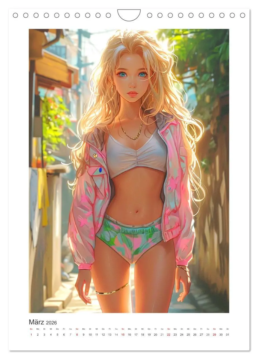 Bild: 9783516272574 | Manga-Girls. Coole Comics mit Ausstrahlungskraft (Wandkalender 2026...