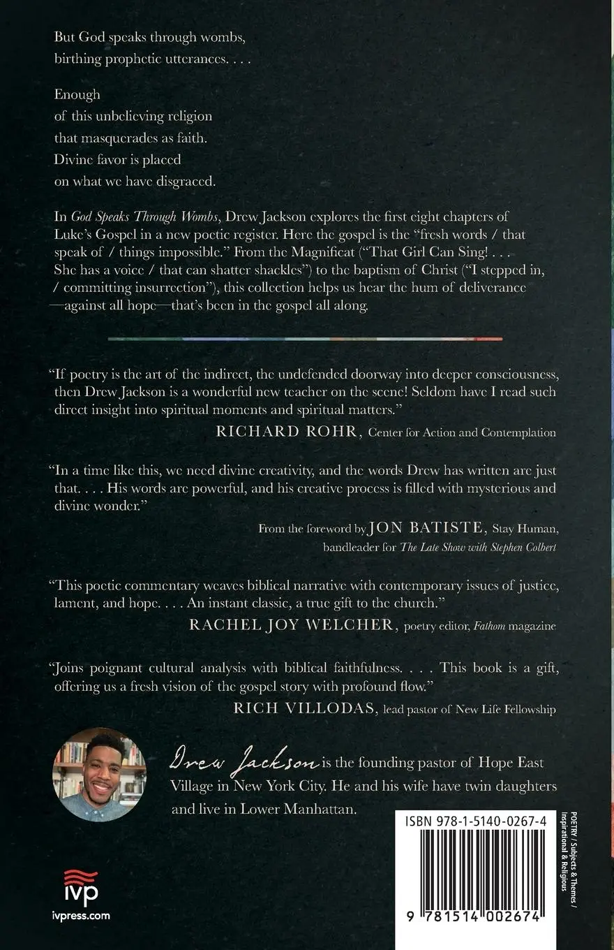 Rückseite: 9781514002674 | God Speaks Through Wombs | Poems on God's Unexpected Coming | Jackson