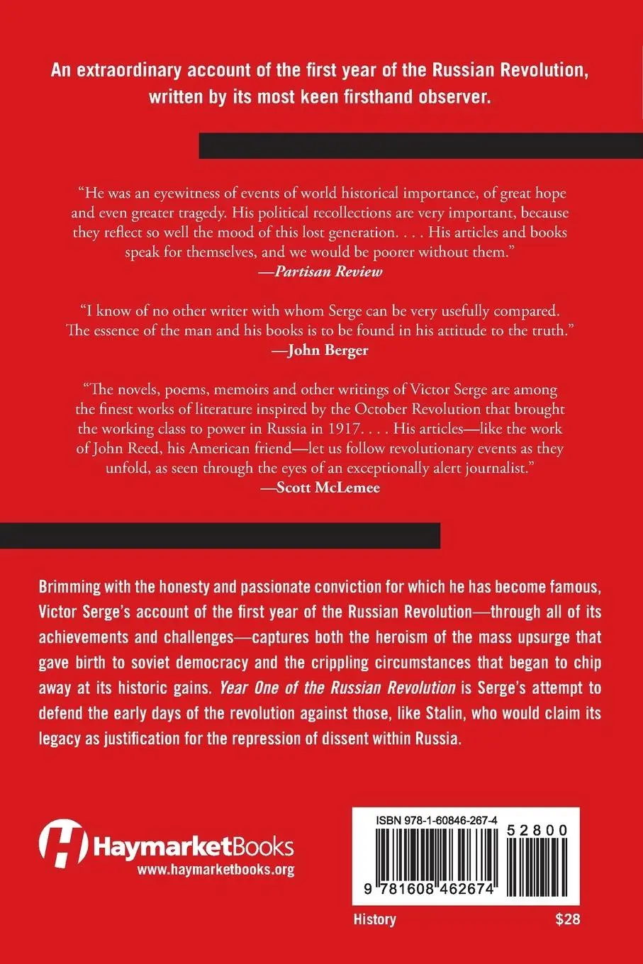 Rückseite: 9781608462674 | Year One Of The Russian Revolution | Victor Serge | Taschenbuch | 2015