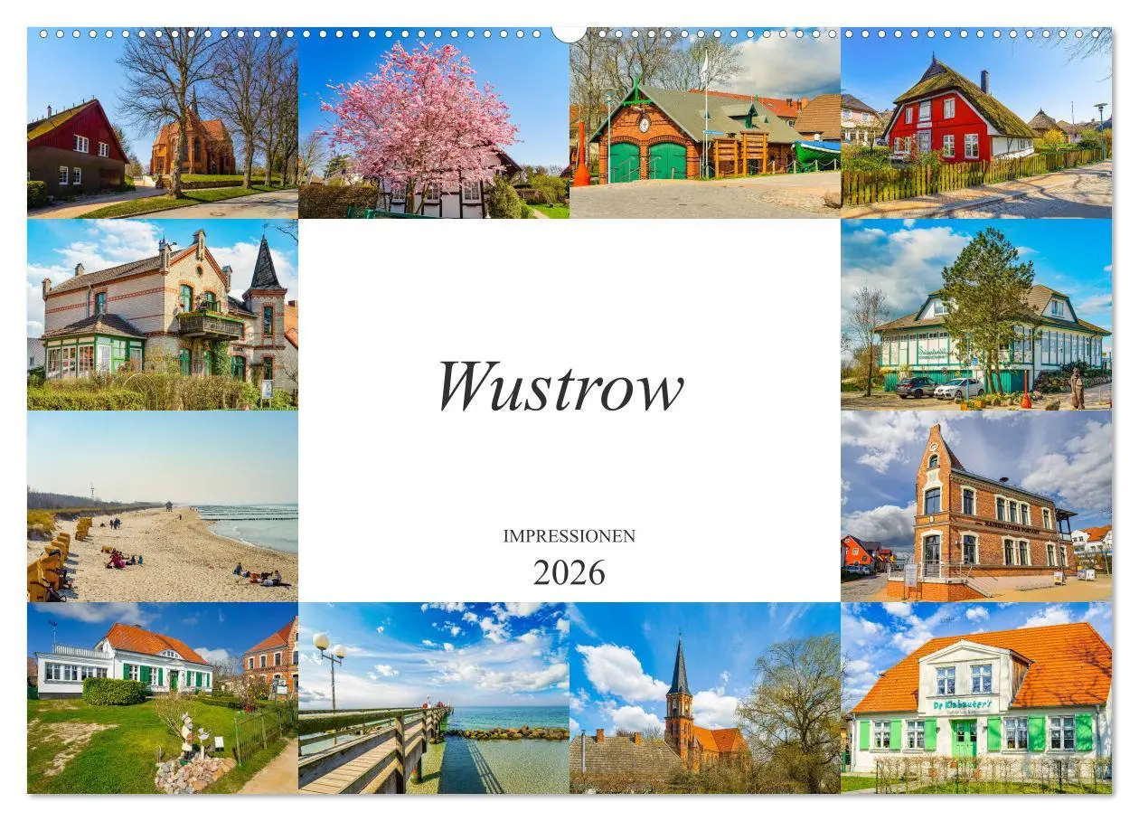 Cover: 9783457792674 | Wustrow Impressionen (Wandkalender 2026 DIN A2 quer), CALVENDO...