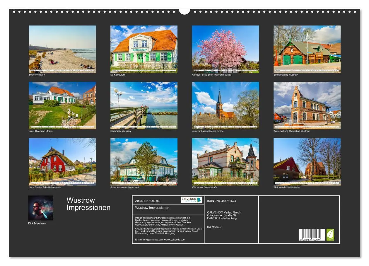 Bild: 9783457792674 | Wustrow Impressionen (Wandkalender 2026 DIN A2 quer), CALVENDO...