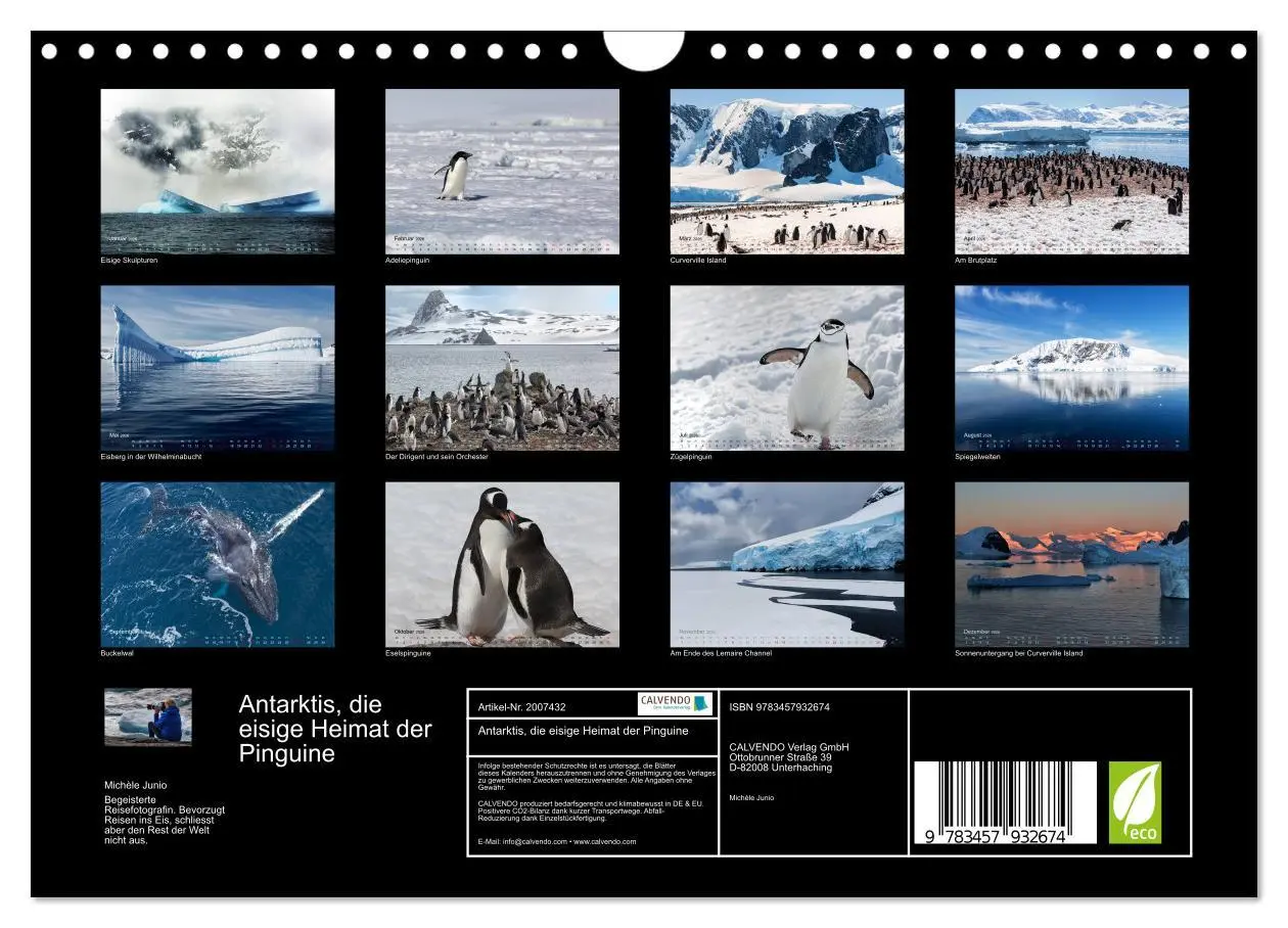Bild: 9783457932674 | Antarktis, die eisige Heimat der Pinguine (Wandkalender 2026 DIN A4...