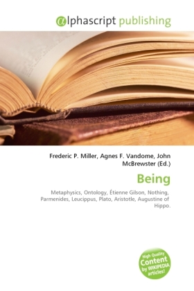 Being | Frederic P. Miller (u. a.) | Taschenbuch | Englisch | Alphascript Publishing | EAN 9786130692674 - Miller, Frederic P.