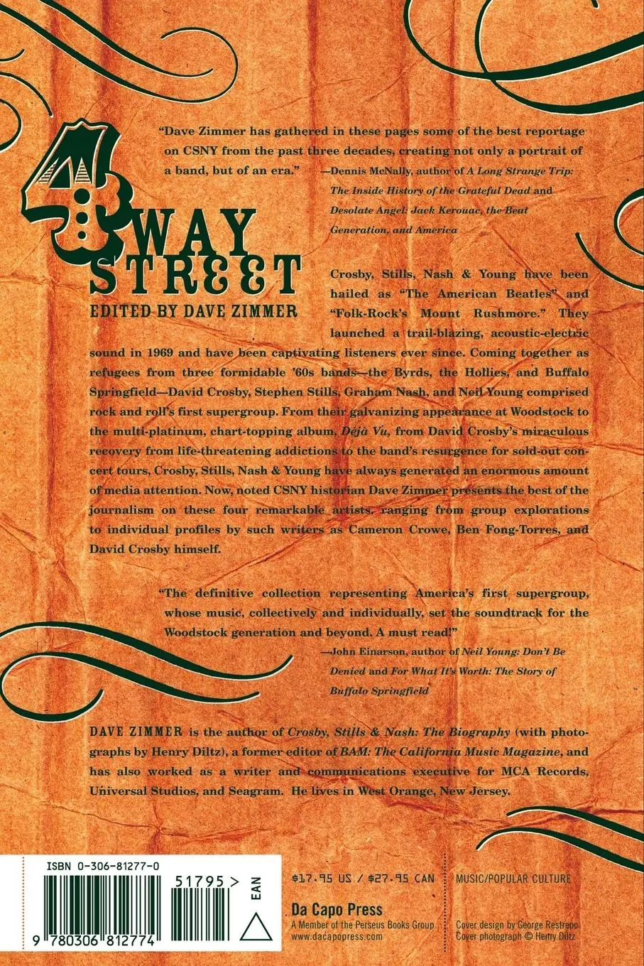 Rückseite: 9780306812774 | Four Way Street | The Crosby, Stills, Nash &amp; Young Reader | Zimmer