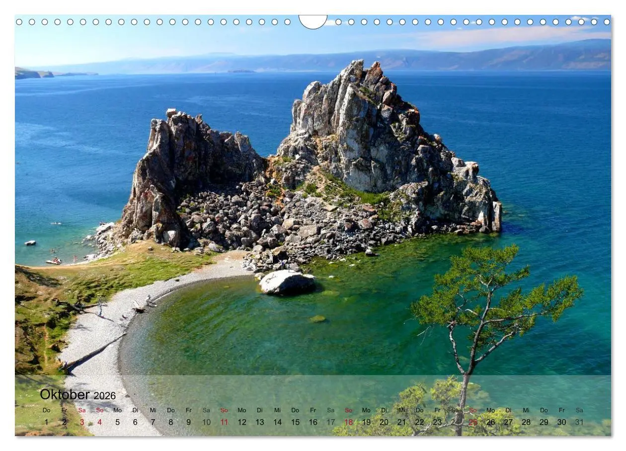 Bild: 9783516182774 | Olchon - Insel im Baikalsee (Wandkalender 2026 DIN A3 quer),...
