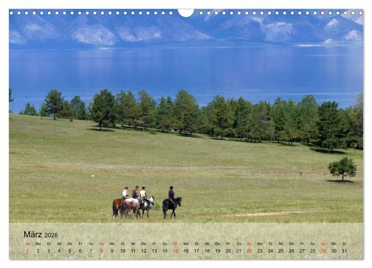 Bild: 9783516182774 | Olchon - Insel im Baikalsee (Wandkalender 2026 DIN A3 quer),...