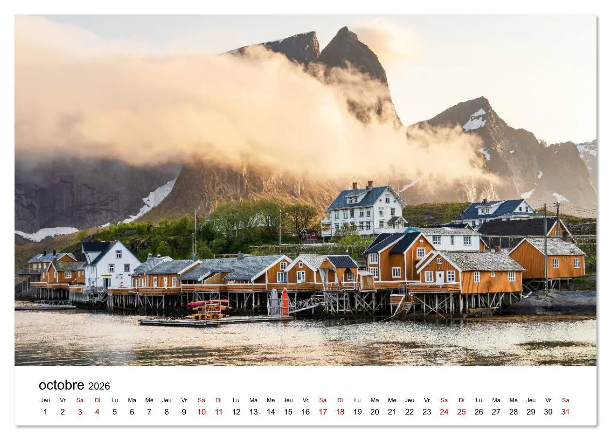 Bild: 9783516632774 | Lofoten - Îles de rêve norvégiennes (Calendrier mural 2026 DIN A2...