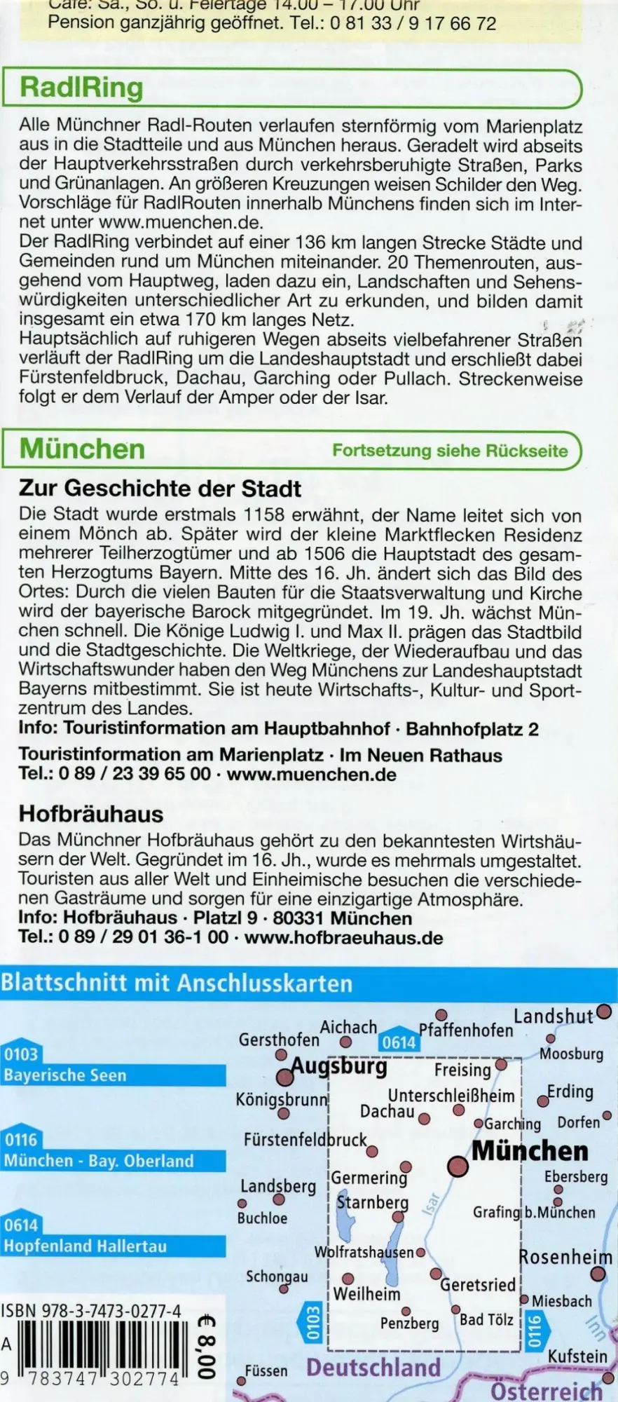 Bild: 9783747302774 | München und Umgebung mit RadlRing 1:75 000 | (Land-)Karte | Radkarte