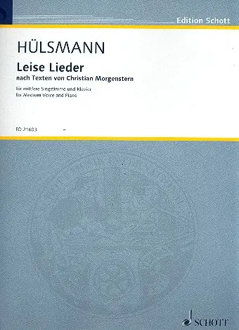 Cover: 9790001192774 | Leise Lieder | nach Texten von Christian Morgenstern | Julia Huelsmann