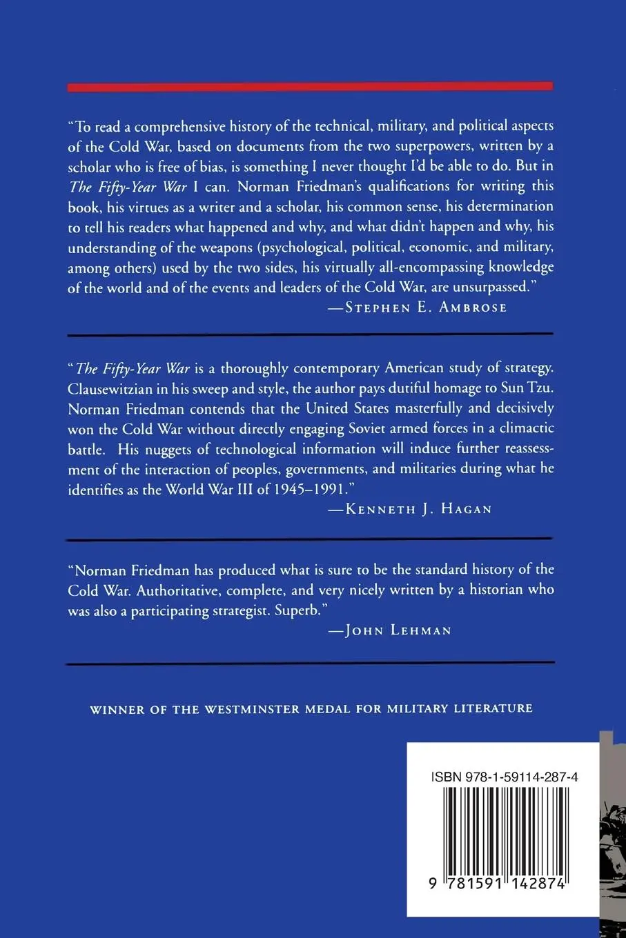Rückseite: 9781591142874 | Fifty-Year War | Conflict and Strategy in the Cold War | Friedman