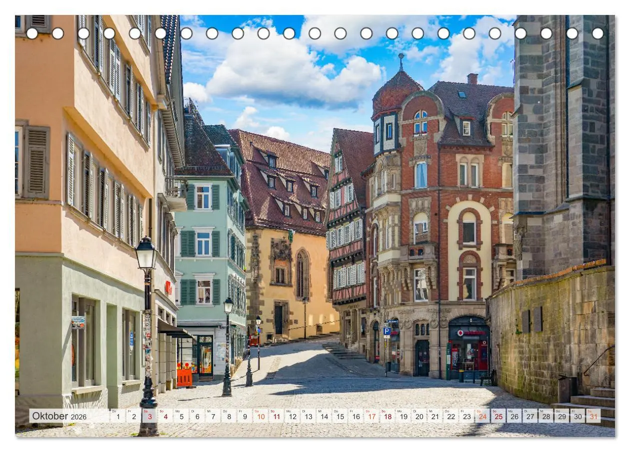 Bild: 9783457912874 | Tübingen Stadtansichten (Tischkalender 2026 DIN A5 quer), CALVENDO...