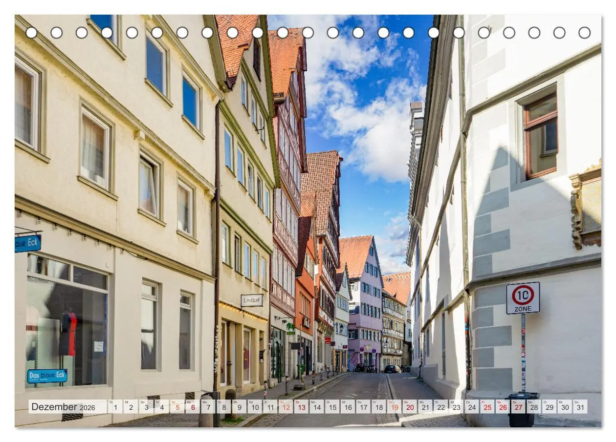 Bild: 9783457912874 | Tübingen Stadtansichten (Tischkalender 2026 DIN A5 quer), CALVENDO...