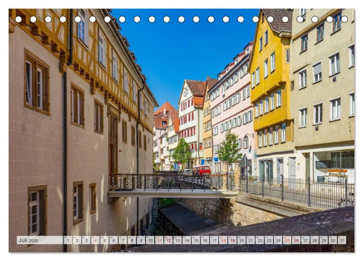 Bild: 9783457912874 | Tübingen Stadtansichten (Tischkalender 2026 DIN A5 quer), CALVENDO...