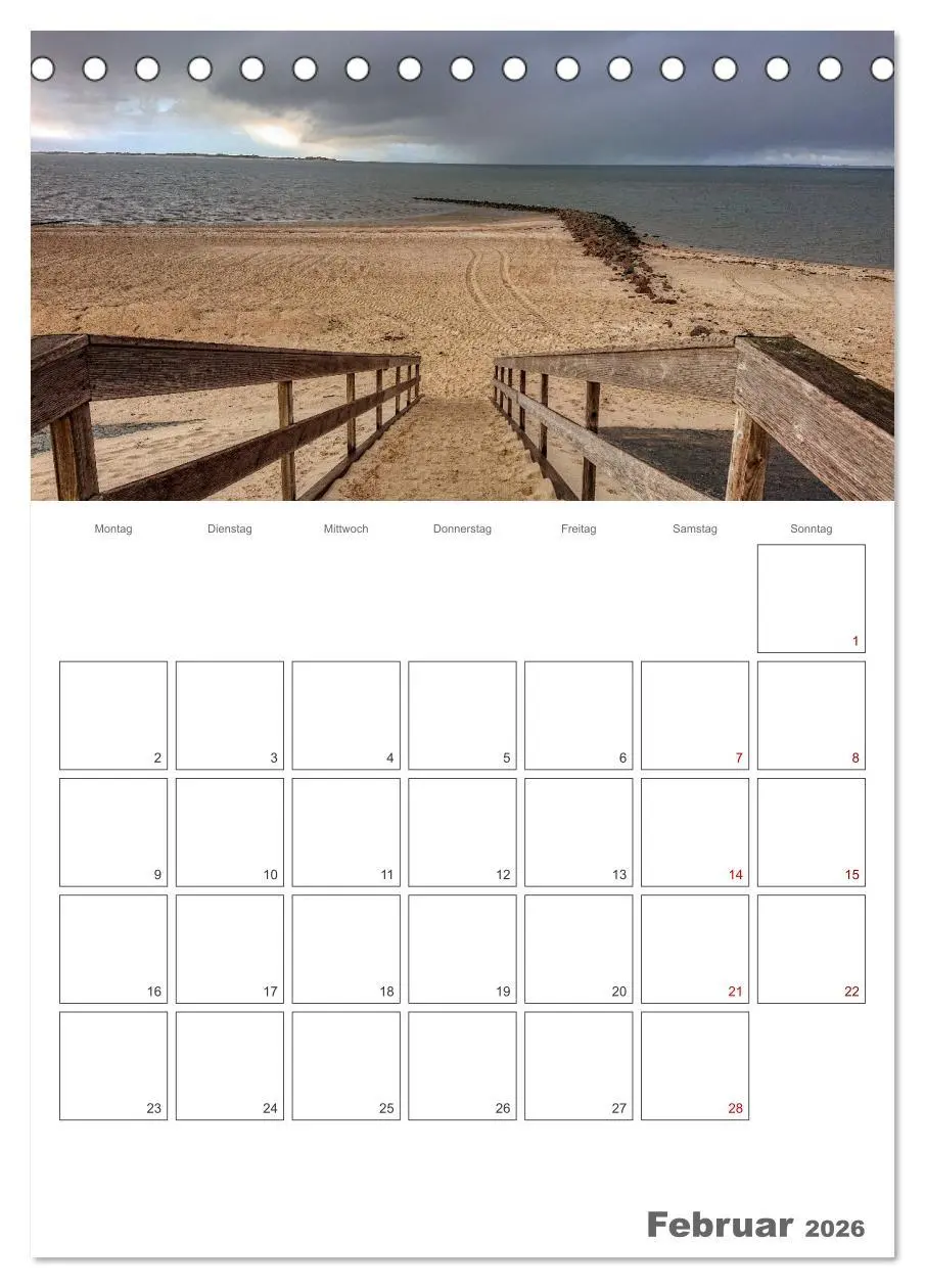 Bild: 9783516242874 | Föhr ... verliebt in die Insel (Tischkalender 2026 DIN A5 hoch),...