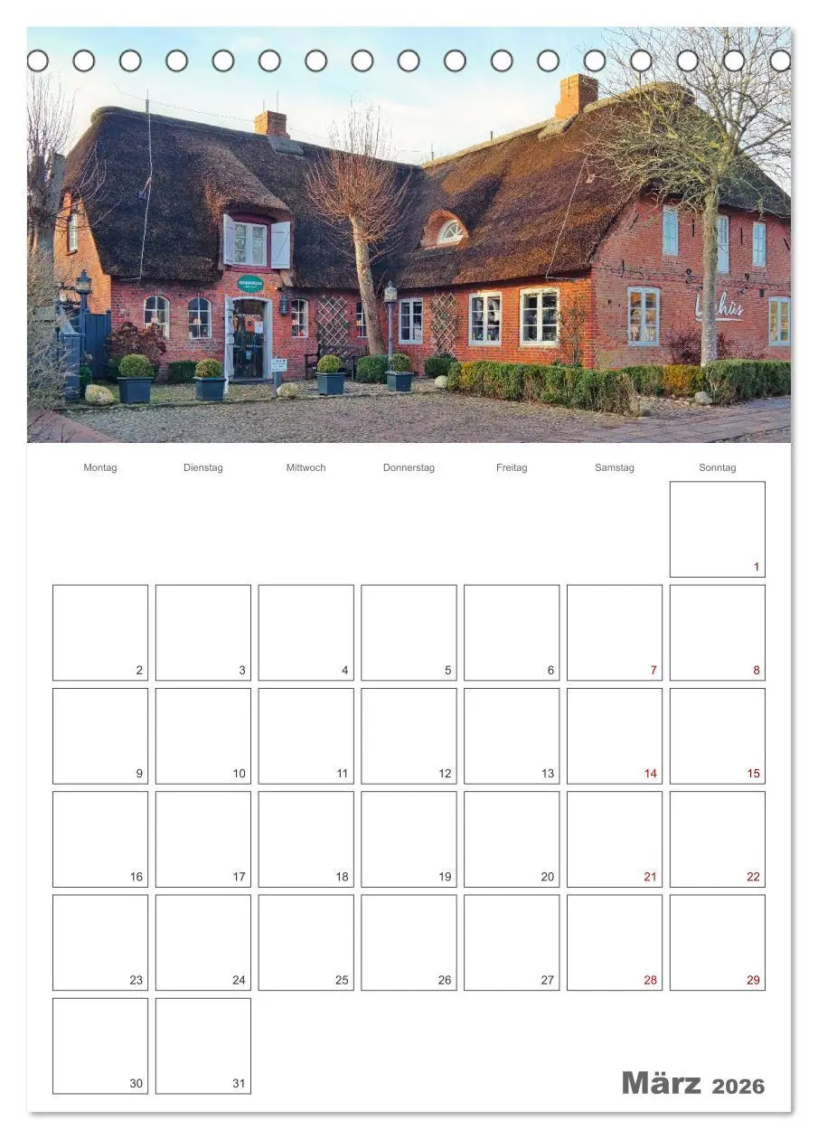 Bild: 9783516242874 | Föhr ... verliebt in die Insel (Tischkalender 2026 DIN A5 hoch),...