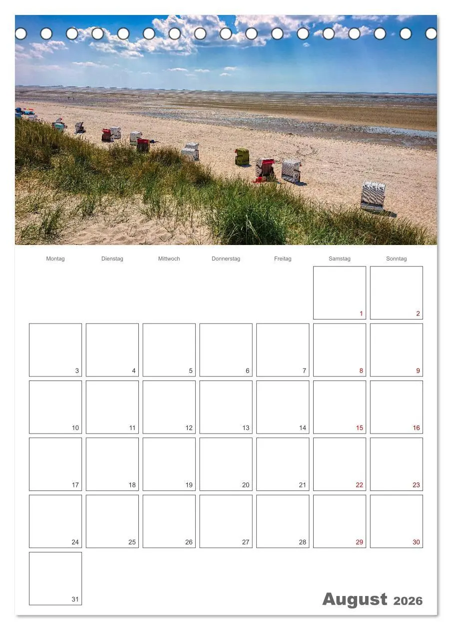 Bild: 9783516242874 | Föhr ... verliebt in die Insel (Tischkalender 2026 DIN A5 hoch),...