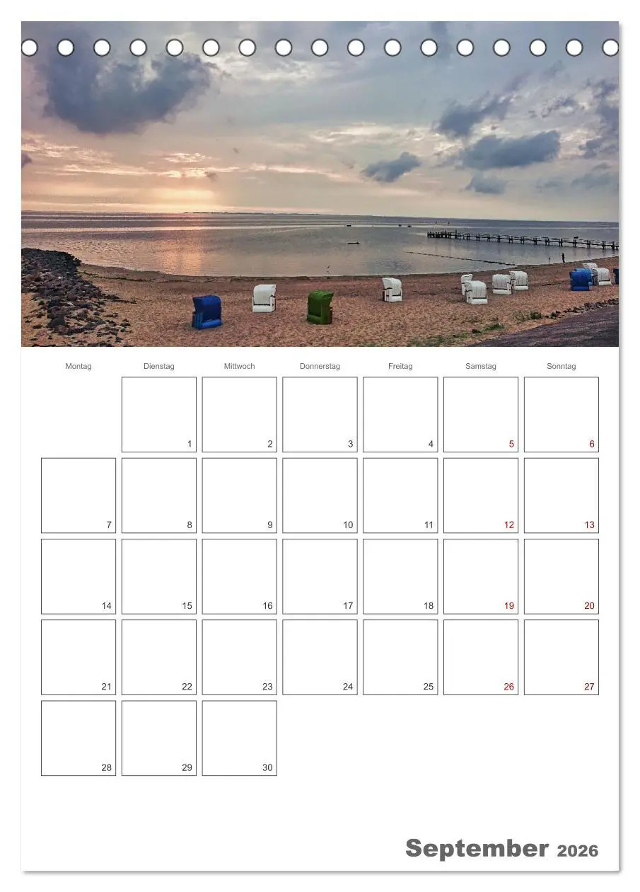 Bild: 9783516242874 | Föhr ... verliebt in die Insel (Tischkalender 2026 DIN A5 hoch),...