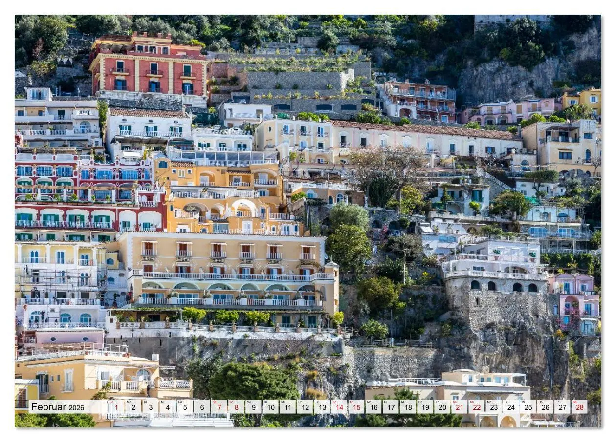 Bild: 9783516622874 | Amalfiküste und Capri - Sehnsuchtsorte (Tischkalender 2026 DIN A5...