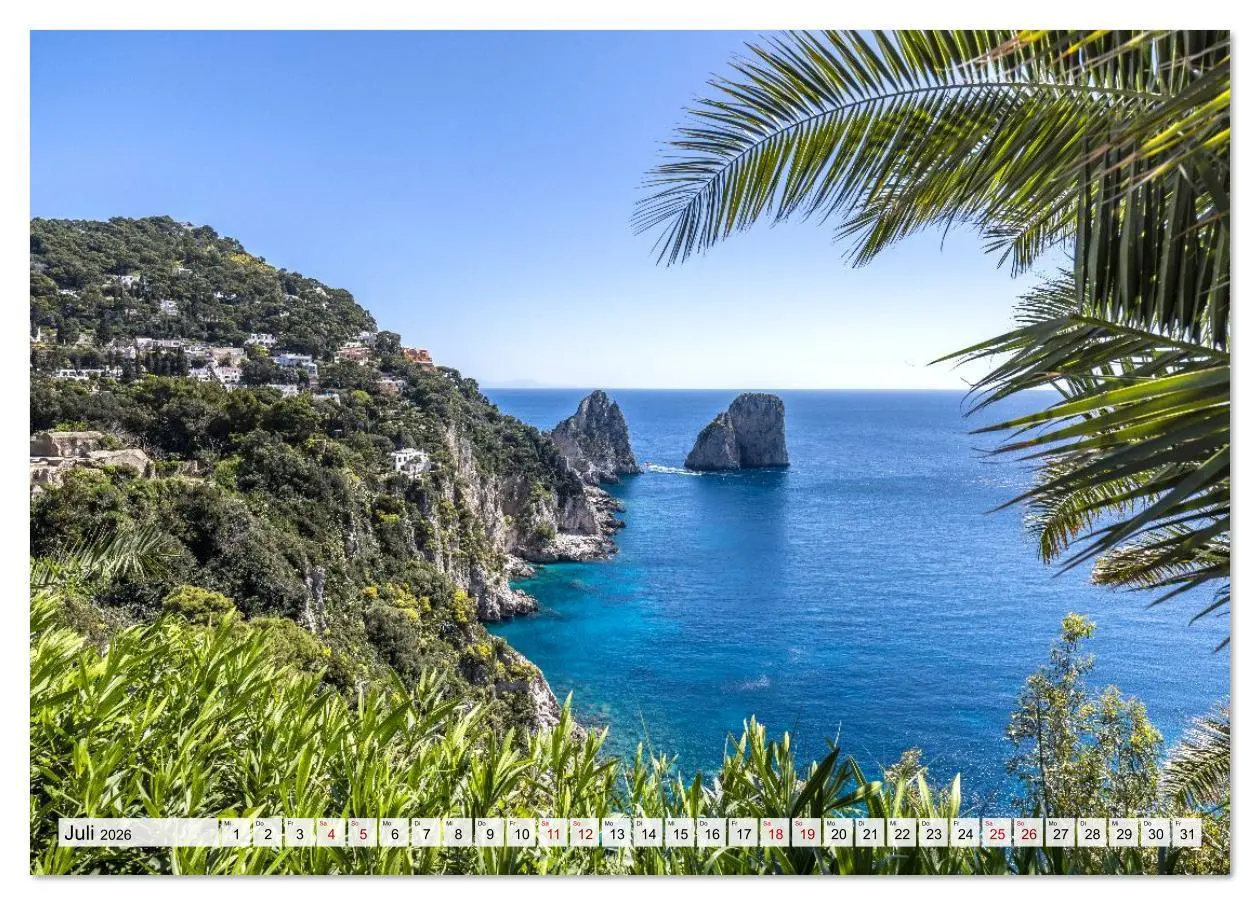 Bild: 9783516622874 | Amalfiküste und Capri - Sehnsuchtsorte (Tischkalender 2026 DIN A5...