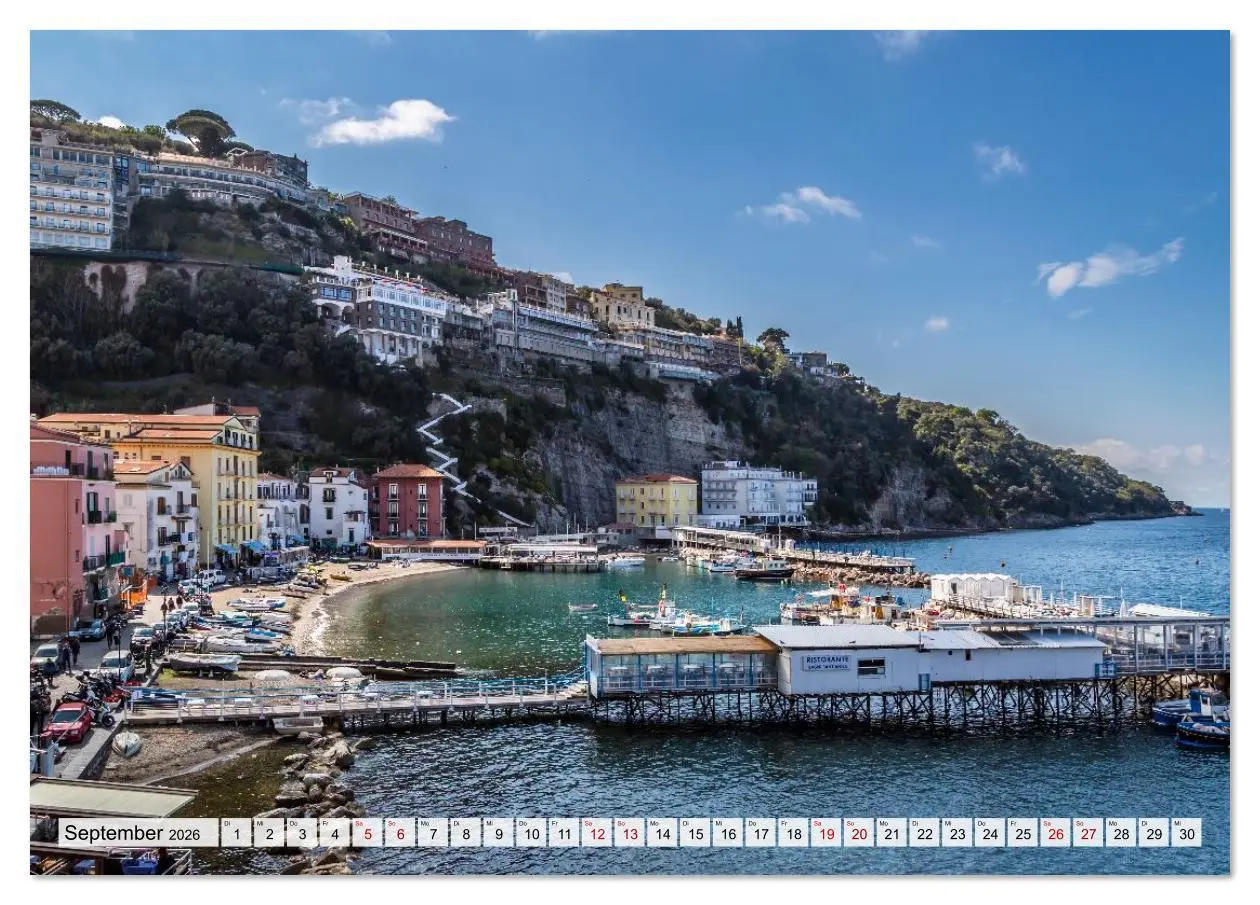 Bild: 9783516622874 | Amalfiküste und Capri - Sehnsuchtsorte (Tischkalender 2026 DIN A5...