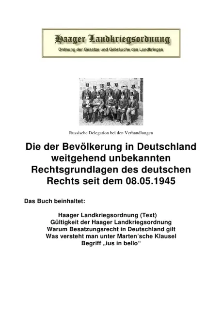 Cover: 9783741802874 | Die Haager Landkriegsordnung | Peter Frühwald | Taschenbuch | 60 S.